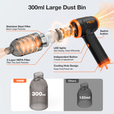 me-vc1-compressed-air-duster-16000pa-vacuum-cleaner-fast-charge-300ml-large-dust-bin